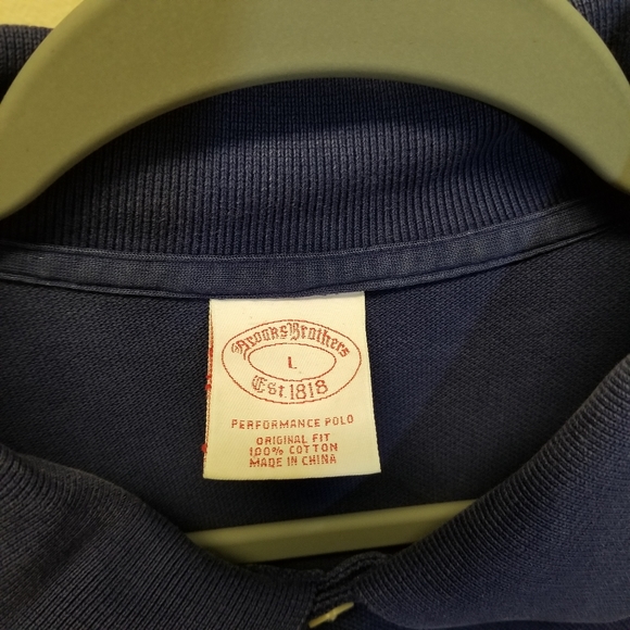 Brooks Brothers Blue Polo Shirt Golden Fleece L - Picture 15 of 16